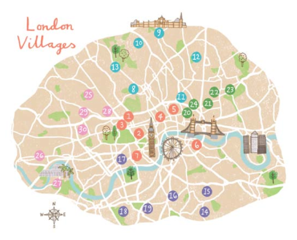 LondonVillagesmap